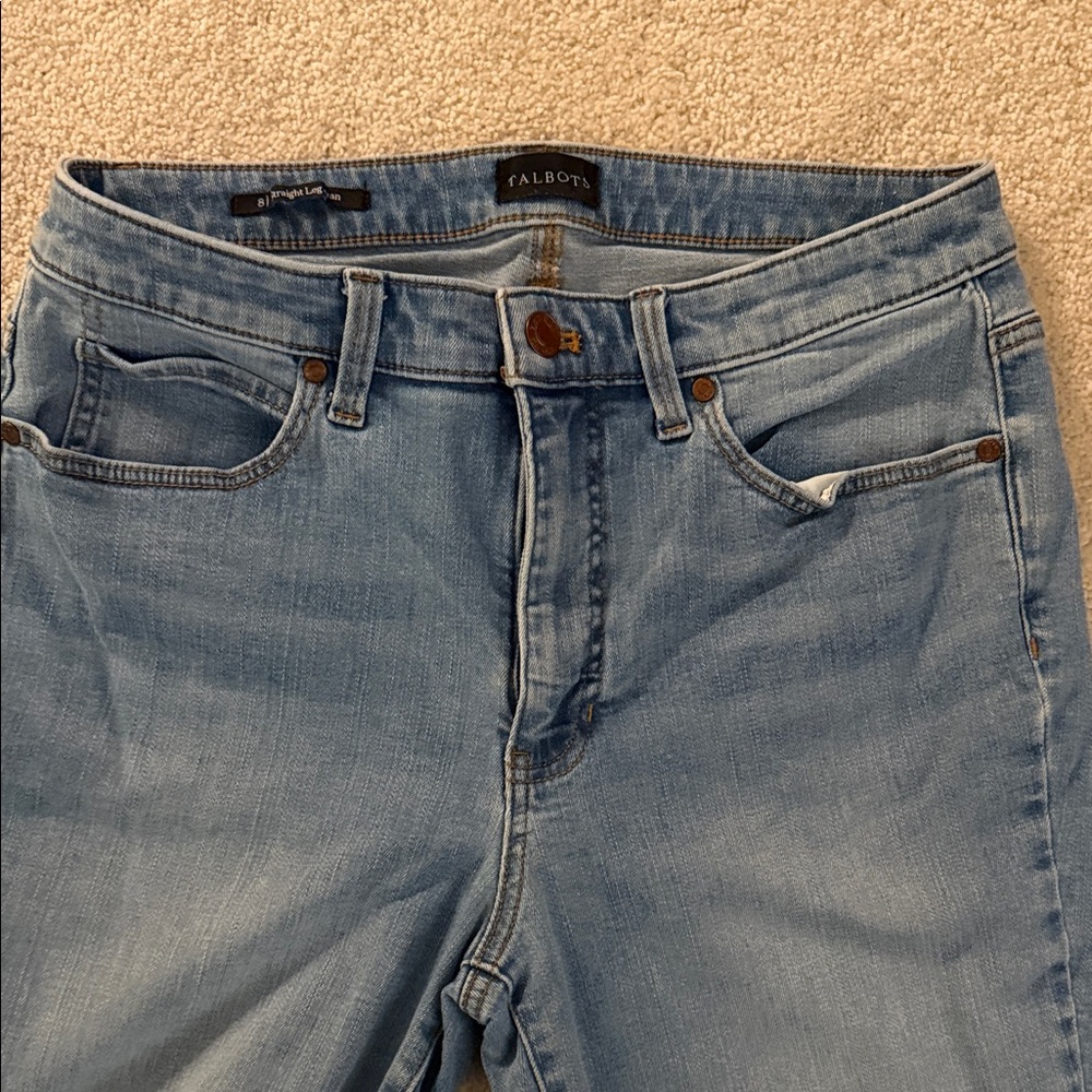 Talbots Blue Straight Leg Jeans